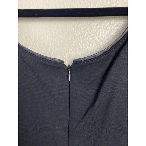 Eileen Fisher Black Sheath Dress Womens sz Small Minimalist Contemporary Neutral - Picture 11 of 14